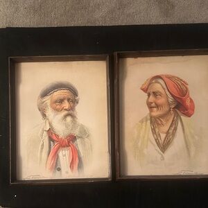 Black Double Picture Frame